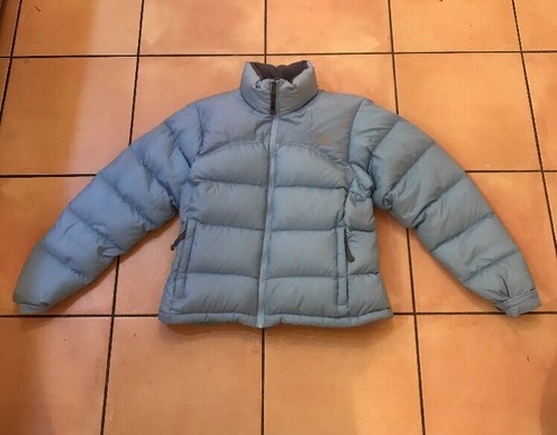 baby blue north face jacket